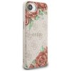 Etui Guess 4G Flowers Print MagSafe do   iPhone 16E / 17E różowy